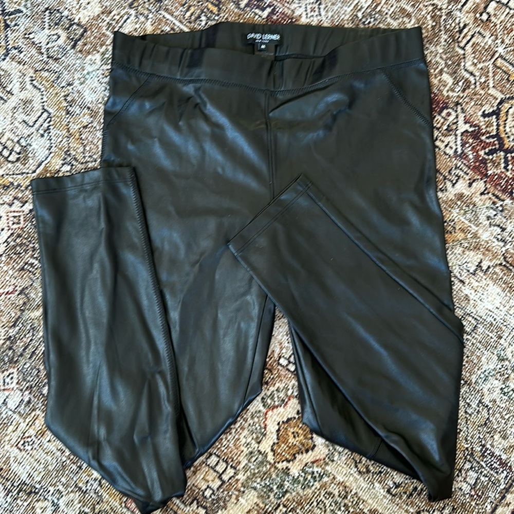 Faux leather leggings